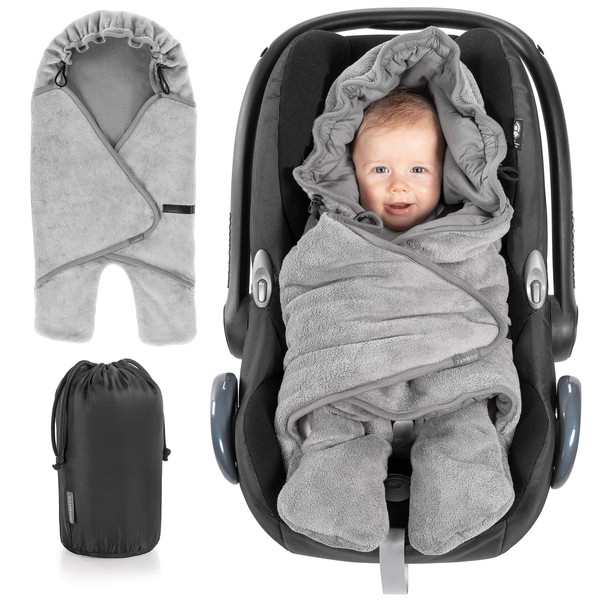 ZAMBOO Spring Baby Car Seat Wrap Blanket with Legs and