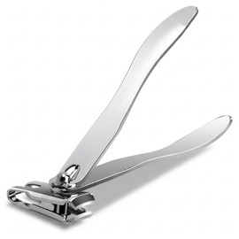 Levy Wave Stainless Steel Nail Clippers, Labor Saving Design, Shatterproof Function, Silver, Premium Design, Perfect Gift, For Both Foot, Hand, Left and Right Hand, Unisex, Elderly People with