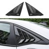 Thenice for 11th Gen Civic Rear Side Window Louvers Racing