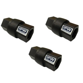 IPW Industries Inc. - SMC (6870090) PVC Check Valve - 3/4" FNPT x 3/4" FNPT Buna - Water Lines Backflow Prevention - One Way Check Valve Set - 3-Pack