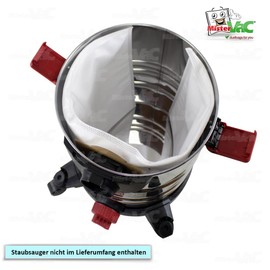 MisterVac Vacuum Cleaner Bags Pack of 5 Compatible with Parkside PWS20 C2 Washing Vacuum Cleaner, 377366 2110