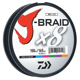J-BRAIDX8, Filler Spool, Multi-Color, Mono Dia.= 6lb.