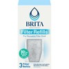 Brita Refillable Water Filter Refill Packs for Pitchers and Dispensers,