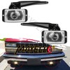 autofans Left & Right Fog Lights w/Bulbs For 1988 1989-2000