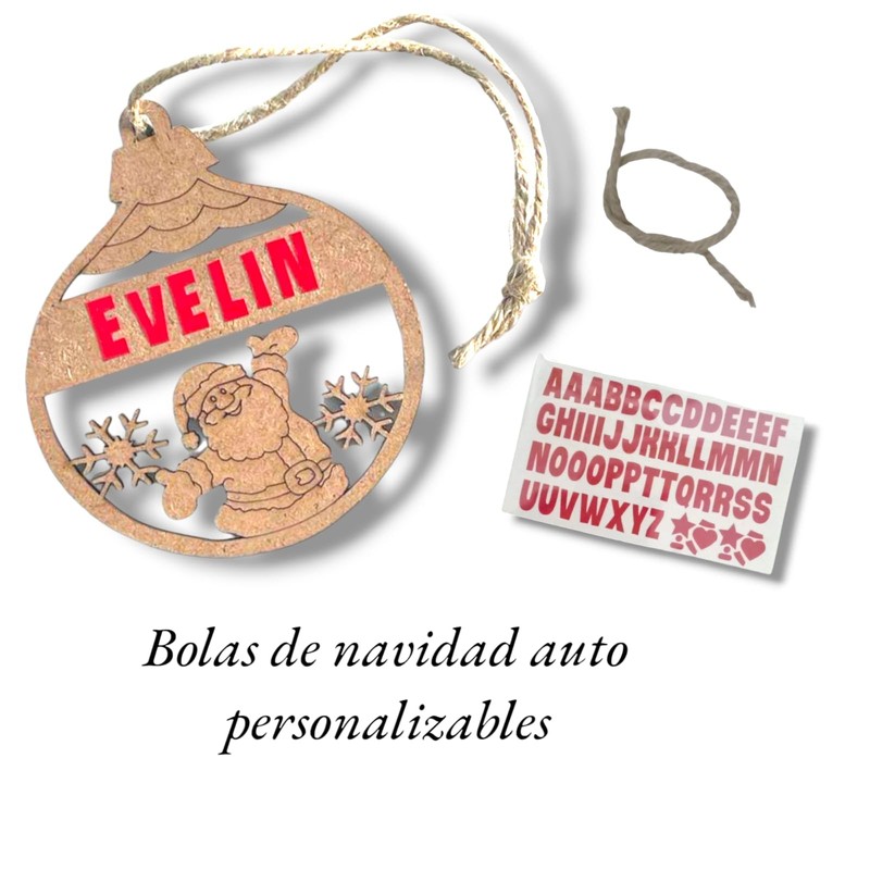 Christmas Balls (Wooden Hat)