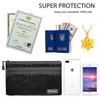 Fireproof Money Bag Two Pockets Two Zippers, Fireproof Safe Bag