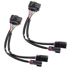 Headlight Conversion Wire Harness,Quad Housing to Projector Adapter Compatible with Dodge Ram Trucks 2009-2018