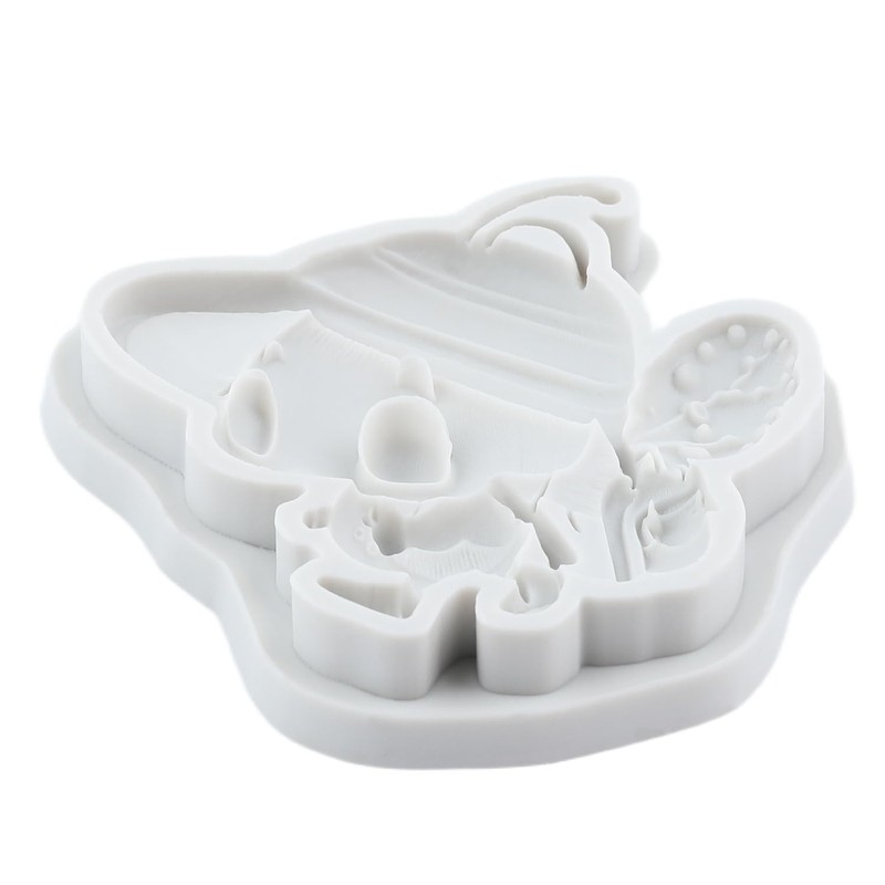 TAOXIBEI Cartoon Bee Polymer Clay Mold Bee Silicone Resin Molds