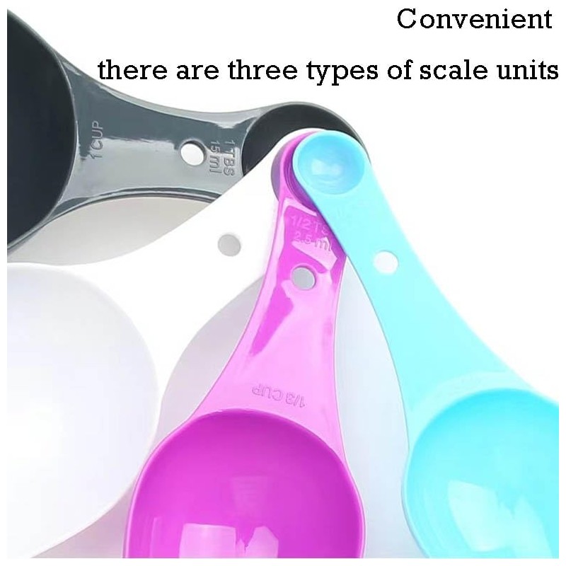 Measuring Spoons Set, Dual sided, Fits in Most Kitchen Spice