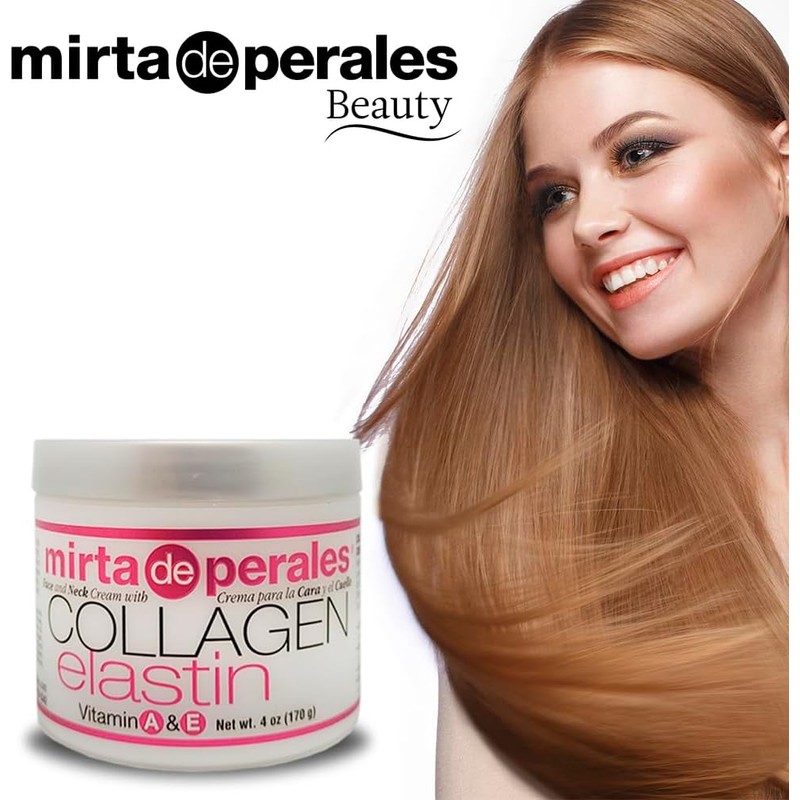 Mirta de Perales Crema de colágeno elastina, 4 onzas (paquete