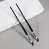 Fine Arc Eyeliner Brush, Flat Eyebrow Brush by Enzo Ken,