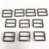 aoozleny 10pcs Zinc Alloy Slider Tri-Glide Buckle Triglide Adjustable Buckle