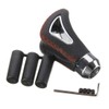 Gear Stick Knob Car Faux Leather Black Red Universal Sport