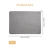 2PCS Microfiber Dish Drying Mat, 45x60cm Absorbent Draining Board Mats