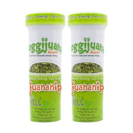 Doggijuana Juananip™ Refill Bottle (2-Pack) | Hand Harvested Organic Ground Catnip for Dogs | Naturally Calming Support for Anxiety, Stress | Grown in The USA
