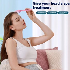 Inoostar Scalp Massager & Gua Sha Tool Set - Manual Head Massager, Massage Comb for Relaxation & Stress Relief (Pink & Pink)