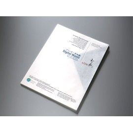 Set of 2 - Japanese Traditional Ogawa Washi Paper for Digital Printing - Letter Size (8.5 x 11 in) - Plain Translucent - 30 Sheets - Made in Ogawa, Japan