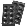 Tefal Snack Collection Mini Madeleine Non-Stick Plate, Black