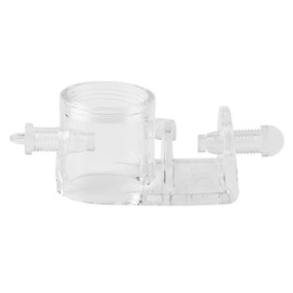 Pssopp Aquarium Clamp Acrylic Aquarium Hose Clamp Tank Tube Holder Clamp Acrylic Fixture Holder for 22 mm Diameter Water Pipe