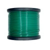 1/16" Coated to 3/32" Diameter, 7x7 Construction, Green Vinyl Coated