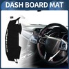 INFINAUTO Dash Cover Interior Sunshield Dashboard Carpet Mat with Sticker
