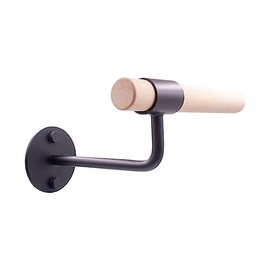 VITA Barre Wall-Mounted Single Ballet Barre, Cambre, 5 ft, Wood | Fixed Height, Made in USA, Home, Studio or Gym Exercise Equipment for Kids & Adults | Dance, Fitness, Pilates