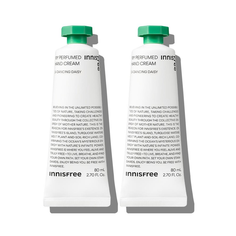 innisfree [더블구성] 이니스프리 마이 퍼퓸드 핸드크림 80mL 2개 [댄싱 데이지]