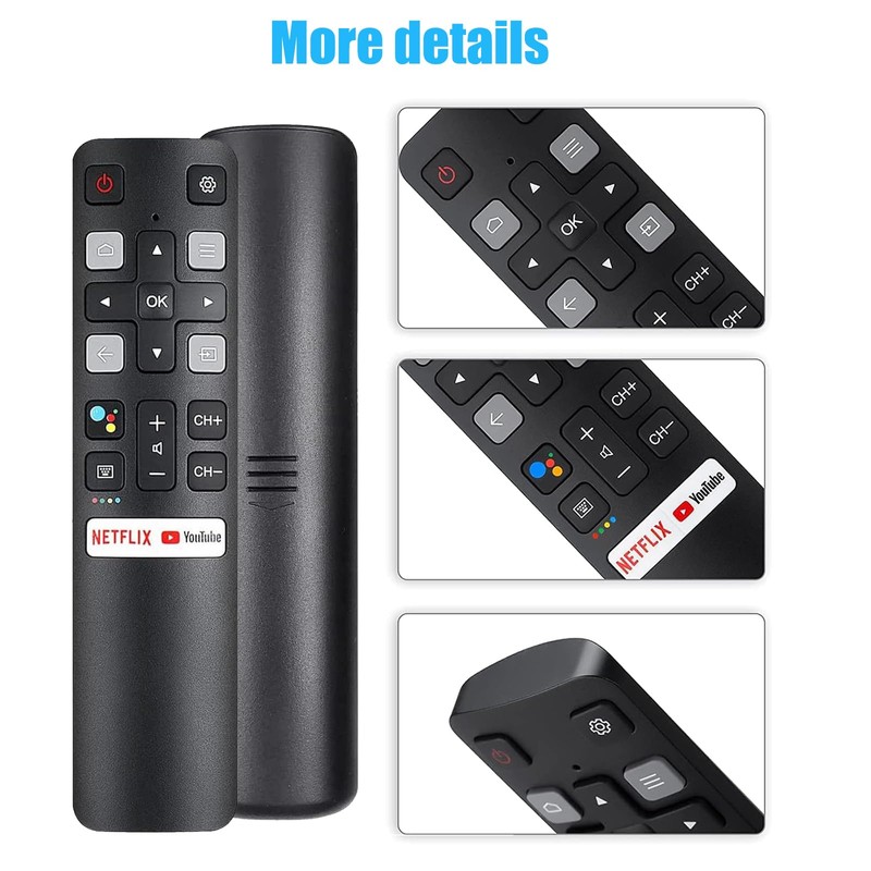 [Pack of 2] Newest Remote Control RC802V FNR1 for TCL