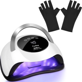Easkep UV Nail Lamp Kit - 120W UV Light for Gel Nails, Professional for Home and Salon