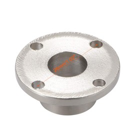 sourcing map Flange Coupling Motor Guide Shaft Coupling Motor Connection 12 mm Inner Diameter H13 x D18 Rigid for DIY Parts