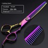 6/7 Inch Professional Hairdressing Scissors Haircut Rose Pattern Hairdressing Scissors
