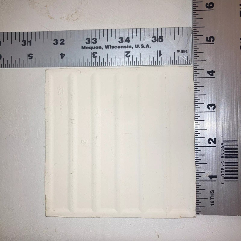 A.T.C.O. Vtg 1 piece 4-3/8" Glossy Yellow Ceramic Tile by