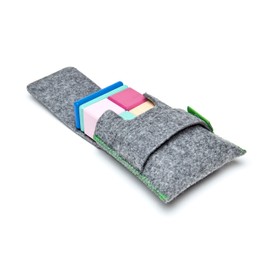 8 Piece Tegu Pocket Pouch Magnetic Wooden Block Set, Blossom