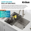 Kraus Multipurpose Over-Sink Roll-Up Dish Drying Rack, Colander and Trivet