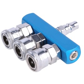 zakata Air Coupler, Air Chuck, Air Hose, Air Tool, Branching, Expansion, Air Compressor, Coupler (3 Branches)