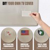 IC ICLOVER 55 inch Outdoor TV Cover for Slim TVs,