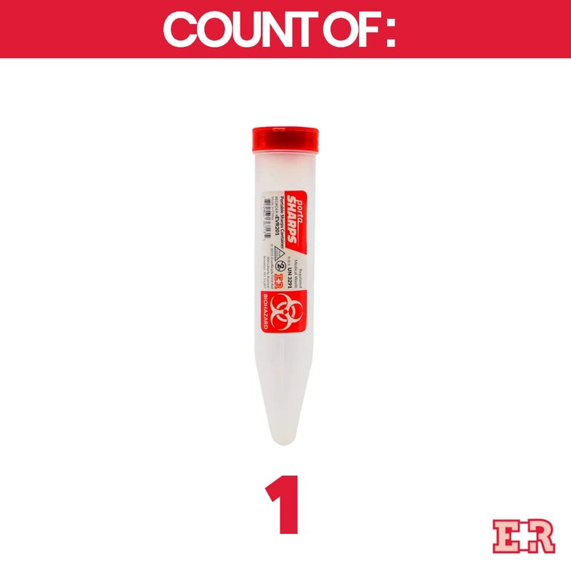 Ever Ready First Aid Porta Sharps Transportable Sharps Container with