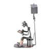 Steelman24 I Nuts and bolts sculpture Loo Man With Tablet