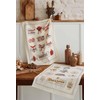 Coucke Printed Cotton Tea Towel 50 x 75 cm