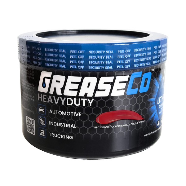 GREASECO Red and Tacky Lithium Grease 1 LB Tub |