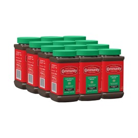 Community Coffee Café Special Decaf Instant Coffee, Medium Dark Roast, 7 Ounce Jar (Pack of 12)