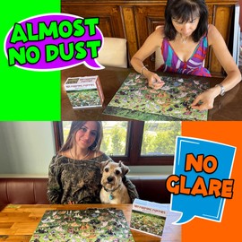 Funwares Original 101 Puppies Puzzle– Hilarious Doggy Business Jigsaw Puzzle – 500 Piece Puzzle for Adults and Kids – Funny Gift for Dog Lovers, Gag Gifts, White Elephant and Game Night Fun