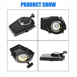 labwork Recoil Starter Replacement for Harbor Freight 63CC 2HP 800 900W 60338 66619 69381 63025 63024 DuroPower 2HP 800 1000W DP800 DP1000 2-Stroke 63CC Gas Generators