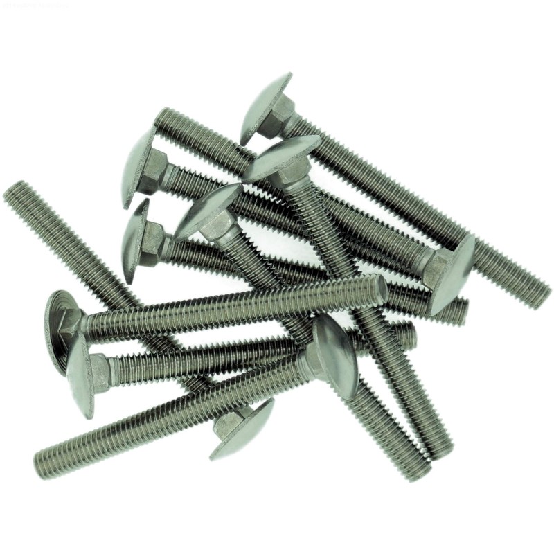 M6 (6mm x 80mm) Cup Square Carriage Bolt (Fully Threaded)