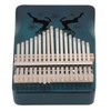 Finger Thumb Piano 17 Keys Exquisite Engraved Pattern Wood Kalimba