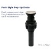 RELIAFLO Single Control Lavatory Faucet in PVD Satin Nickel -