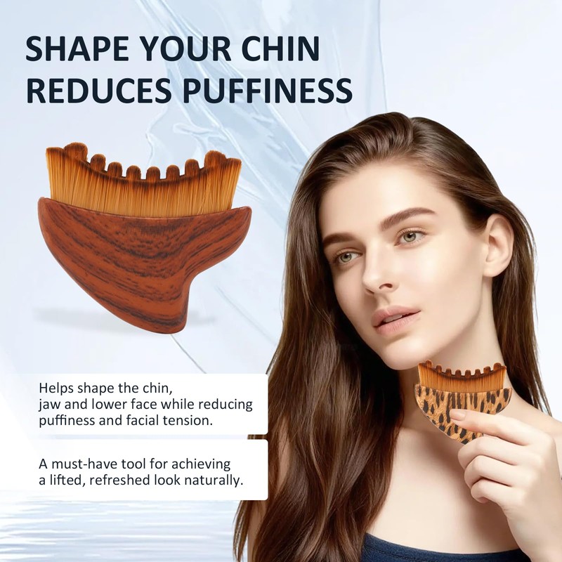 Lymphatic Contour Brush for Face, Face Sculpting Tool for Lymphatic