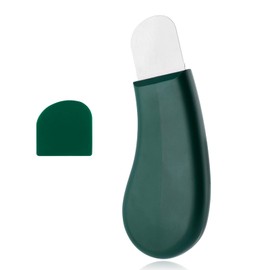 Silicone Nose Blackhead Remover, Mild and Safe Black head Scrubber Pore Extractor for Nose Deep Cleaner Skin Spatula Face Scraper Ideal Skin Whitehead Removal Tools for Women and Men(Dark Green)
