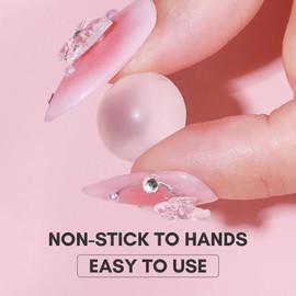 Makartt Solid Builder Nail Gel: 15ML 4 in 1 Nail Extension Gel UV Nail Glue for Acrylic Nails Rhinestones Gel 3D Nail Sculpture Gel 3D Molding Gel Hard Gel for Nails UV/LED Nail Lamp Required Clear | Makartt