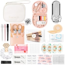 Frerdui Kit De Emergencia Para Novias, Kit De Supervivencia Para El Día De La Boda Y Cuidado Personal, Más De 40 Artículos Esenciales Imprescindibles